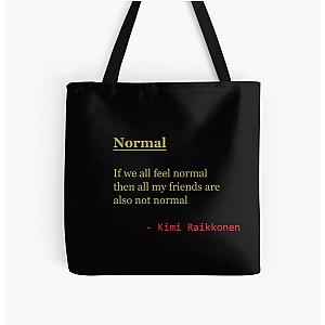 Kimi Raikkonen Haiku All Over Print Tote Bag