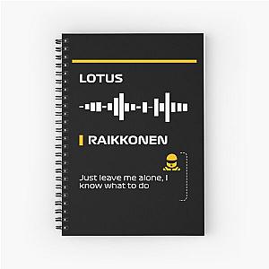 Kimi Raikkonen team radio message Francesco Spiral Notebook