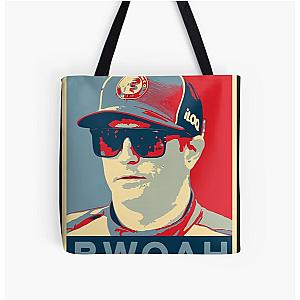 Kimi Raikkonen Classic All Over Print Tote Bag