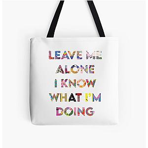 Kimi Raikkonen Leave me alone All Over Print Tote Bag