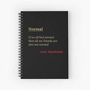 Kimi Raikkonen Haiku Spiral Notebook