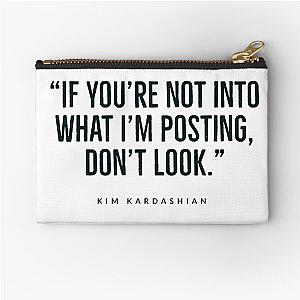 KIM KARDASHIAN FUNNY USA Zipper Pouch