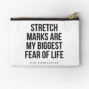 Kim Kardashian Stretch Marks Are My Biggest Fear of Life Zipper Pouch