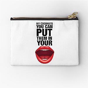 COCONUTS Kim Petras You Can Put Them In Your Mouth! Zipper Pouch