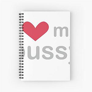 I love my pussy Kim Petras shirt Spiral Notebook