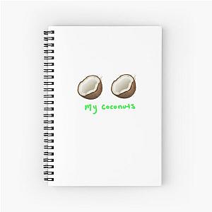 My coconuts - Kim Petras Art Spiral Notebook