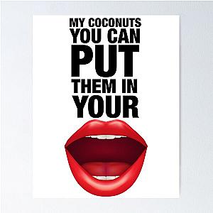 COCONUTS Kim Petras You Can Put Them In Your Mouth! Poster