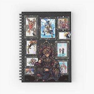 Kingdom Hearts Throne Compilation Spiral Notebook