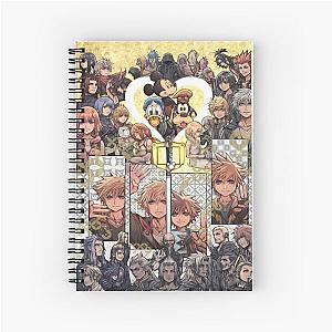 Kingdom Hearts 4 Cover  Spiral Notebook