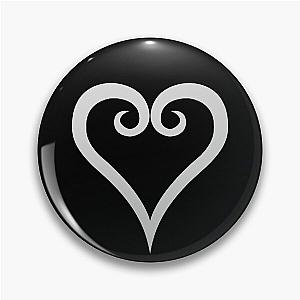 Kingdom Hearts Logo White Pin