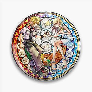 Roxas and Namine Stained Glass Kingdom Hearts Pin