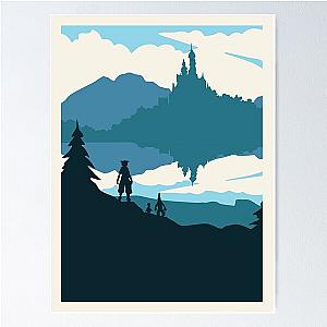 Kingdom Hearts - Minimalist Travel Style - Video Game Art Poster