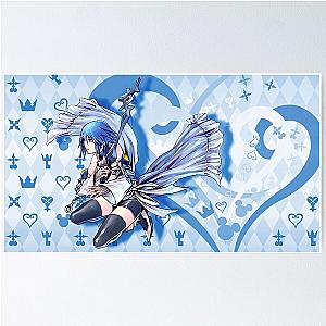 Aqua Theme Kingdom Hearts 2.8 Poster