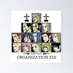 Kingdom hearts II Organization 13 (color) Poster