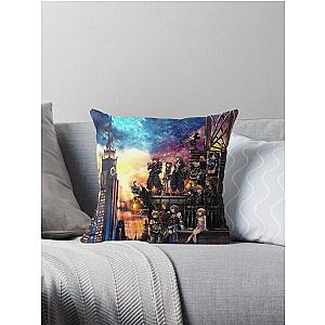 Kingdom Hearts 3 Cover Throw Pillow