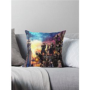 Kingdom Hearts 3 Cover Throw Pillow