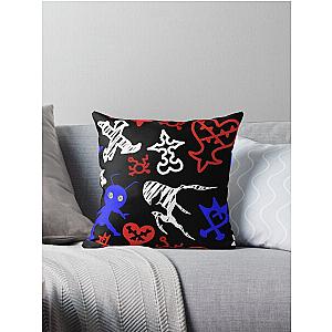 Kingdom Hearts Drawing style Dark Throw Pillow