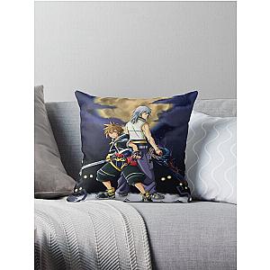 kingdom hearts game Throw Pillow