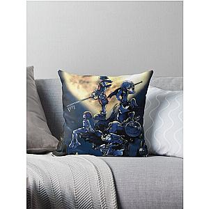 kingdom hearts character Throw Pillow