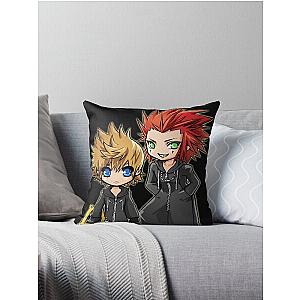 Roxas and Axel - Kingdom Hearts Throw Pillow