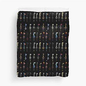 Kingdom Hearts - Keyblades   Duvet Cover