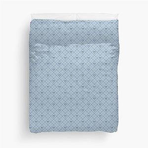 Kingdom Hearts Argyle - Steel Duvet Cover