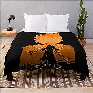 roxas kingdom hearts shirt Throw Blanket