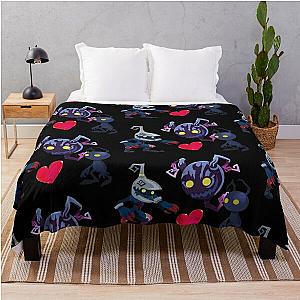 kingdom hearts heartless Throw Blanket