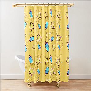 Kingdom Hearts Seasalt and Paopu Pattern Shower Curtain