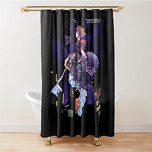 game kingdom hearts art Shower Curtain