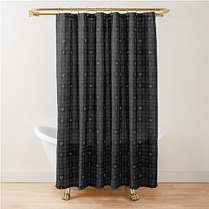 Kingdom Hearts 3 Pattern (Dark) Shower Curtain