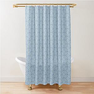 Kingdom Hearts Argyle - Steel Shower Curtain