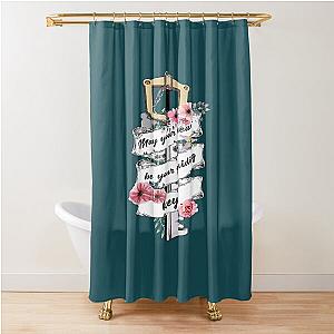 Kingdom Hearts Quote Black  Shower Curtain