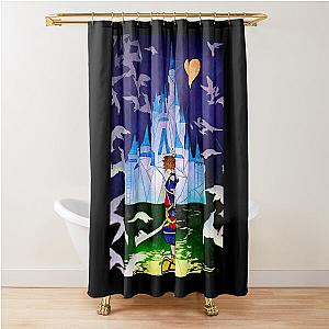 kingdom hearts art Shower Curtain