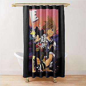 game kingdom hearts Shower Curtain