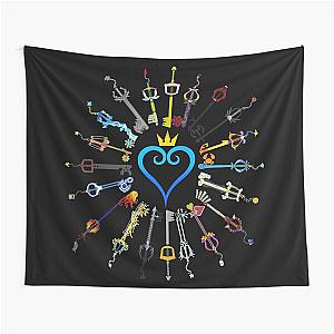 Kingdom Hearts Keyblades Tapestry