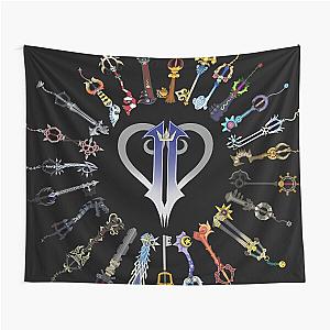 Kingdom Hearts 2 Keyblades Tapestry