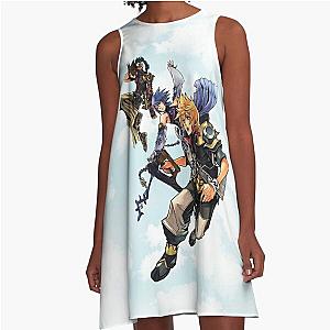 Ventus, Aqua and Terra - Kingdom Hearts Birth by Sleep A-Line Dress