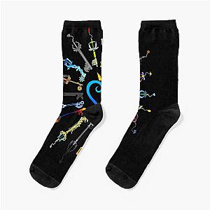 Kingdom hearts keyblades Socks