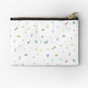 Kingdom Hearts Pastel Pattern Zipper Pouch