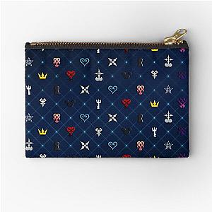 Kingdom Hearts Pattern Ver 2 Zipper Pouch