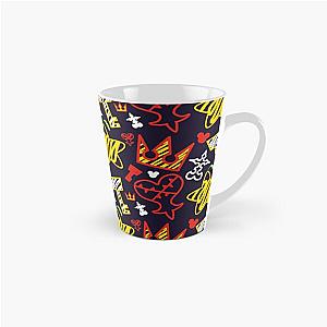 Kingdom Hearts crayon style pattern - bright Tall Mug