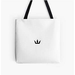 Kingdom Hearts Crown All Over Print Tote Bag