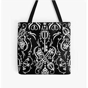 Kingdom Hearts - Black All Over Print Tote Bag