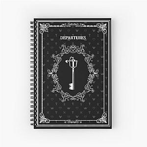 Departures - Book 1 - Kingdom Hearts - Black Spiral Notebook