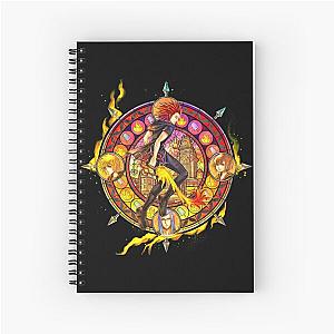 Axel Stained Glass Kingdom Hearts Spiral Notebook