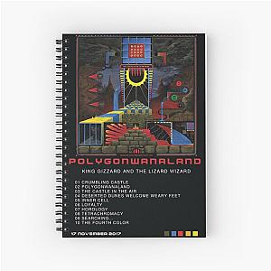 King Gizzard and The Lizard Wizard Polygonwanaland Poster Spiral Notebook