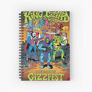 King Gizzard and The Lizard Wizard Dawn of Gizzfest Spiral Notebook