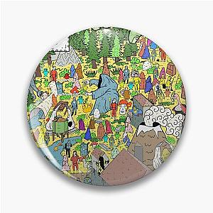 WHERE'S STU? King Gizzard and The Lizard Wizard Pin