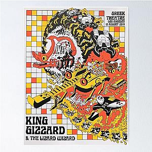 King Gizzard and The Lizard Wizard Los Angeles Gig Poster